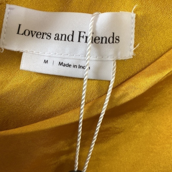 Lover and Friends Ana dress sold on Revolve in yellow. Size Medium NWT - Picture 8 of 11